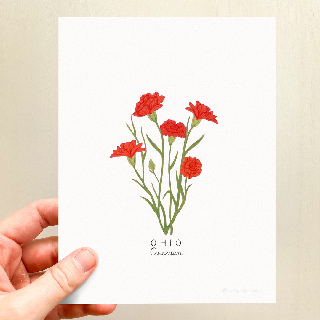 Ohio - Red Carnation – brooklynswenson